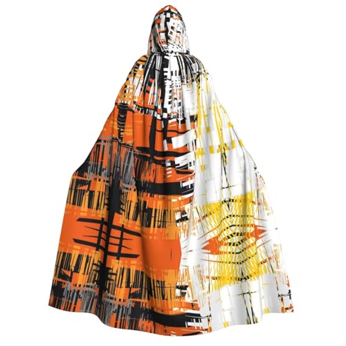 FEYUNYAN Kapuzenumhang für Erwachsene, lebendige Farbpalette, Halloween-Umhang, Gothic-Hexe, Vampir-Kostüm-Zubehör, verstellbarer Bindeverschluss, weicher Polyester-Umhang für Cosplay- und FEYUNYAN Kapuzenumhang für Erwachsene, lebendige Farbpalette, Halloween-Umhang, Gothic-Hexe, Vampir-Kostüm-Zubehör, verstellbarer Bindeverschluss, weicher Polyester-Umhang für Cosplay- und von FEYUNYAN