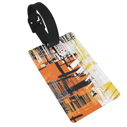 FEYUNYAN Strapazierfähige PVC-Gepäckanhänger für Koffer und Taschen, abnehmbare Handgelenkschlaufe, Ausweishalter, lebendige Farbpalette, Reisetaschen-Identifikator für Flughafen, Kinderrucksack FEYUNYAN Strapazierfähige PVC-Gepäckanhänger für Koffer und Taschen, abnehmbare Handgelenkschlaufe, Ausweishalter, lebendige Farbpalette, Reisetaschen-Identifikator für Flughafen, Kinderrucksack von FEYUNYAN
