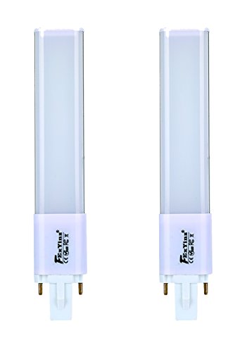 FExYinz MEHRWEG 2er-Pack 6,5 Zoll CRI 90 5 Jahre Garantie G23 LED-Lampe 6 Watt Kaltweiß 6000K 600 Lumen Hineinstecke 2 Nadel PL Lampe Kompakte LED-Lampe G23 LED Leuchtstoffröhre von FExYinz