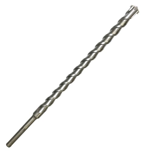FF ERA SDS MAX Drehhammerbohrer, U-Nut, Steinbohrer mit Hartmetallspitze für Ziegel, Stein, Beton, nur SDS MAX Taucher, 3,8 x 55,9 cm FF ERA SDS MAX Drehhammerbohrer, U-Nut, Steinbohrer mit Hartmetallspitze für Ziegel, Stein, Beton, nur SDS MAX Taucher, 3,8 x 55,9 cm von FF ERA