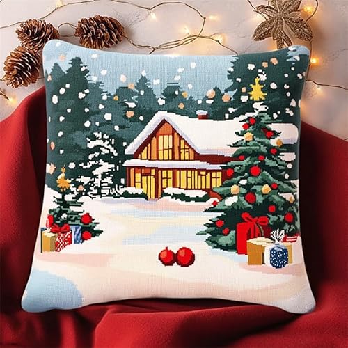FFDONGTEGO Knüpfkissen Zum Selber Knüpfen Landschaft Knüpfen Set Erwachsene Kissen 43X43cm DIY Kissenbezug Zierkissen 3D Dekokissen Sofakissen für Sofa Schlafzimmer Zuhause Dekor FFDONGTEGO Knüpfkissen Zum Selber Knüpfen Landschaft Knüpfen Set Erwachsene Kissen 43X43cm DIY Kissenbezug Zierkissen 3D Dekokissen Sofakissen für Sofa Schlafzimmer Zuhause Dekor von FFDONGTEGO