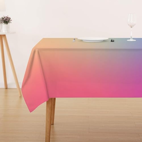 Tischdecke Abwaschbar Fleckschutz Mitteldecke 80x80 cm Klein Eckig Pflegeleicht Tischwäsche Wasserdicht Lotuseffekt Tischdecke Blau Violett Tischdecke Bunt Tischtuch für Küche, Esstisch, Couchtisch Tischdecke Abwaschbar Fleckschutz Mitteldecke 80x80 cm Klein Eckig Pflegeleicht Tischwäsche Wasserdicht Lotuseffekt Tischdecke Blau Violett Tischdecke Bunt Tischtuch für Küche, Esstisch, Couchtisch von FFFASFY