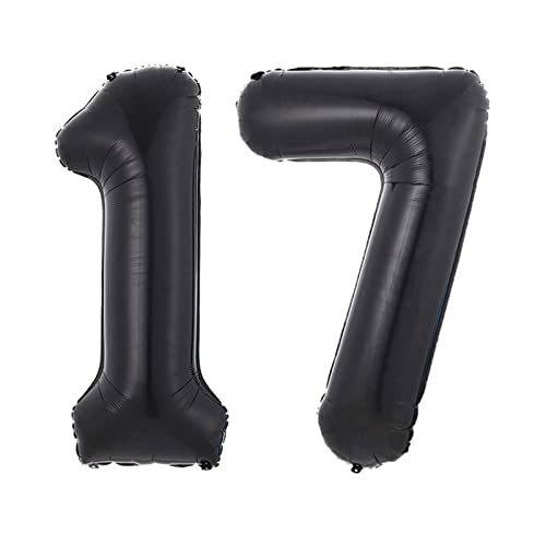 Ballons rosa 40-Zoll-schwarze Ballon-Geburtstags-Party-Dekoration Geburtstag alphanumerischer Aluminiumfolie-Ballon Happy birthday ballon(17) von FFICUMON