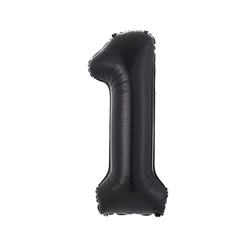 Ballons rosa 40-Zoll-schwarze Ballon-Geburtstags-Party-Dekoration Geburtstag alphanumerischer Aluminiumfolie-Ballon Happy birthday ballon(1pc 1) von FFICUMON