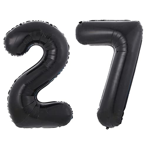 Ballons rosa 40-Zoll-schwarze Ballon-Geburtstags-Party-Dekoration Geburtstag alphanumerischer Aluminiumfolie-Ballon Happy birthday ballon(27) von FFICUMON