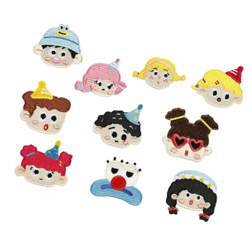 10 Stück Stickerei Patches für Kleidung mit Kreativen Designs Klebeapplikation Stoff Decors Aufbügeln Kleidung Zubehör 10 Stück Stickerei Patches für Kleidung mit Kreativen Designs Klebeapplikation Stoff Decors Aufbügeln Kleidung Zubehör von FGDTREE