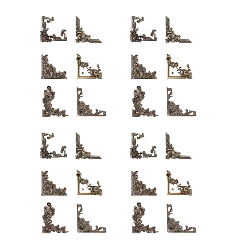 24 Blätter/Pack Scrapbooking Aufkleber Dekorative Papier Baroques Serien Eckbezeichnungen von FGDTREE