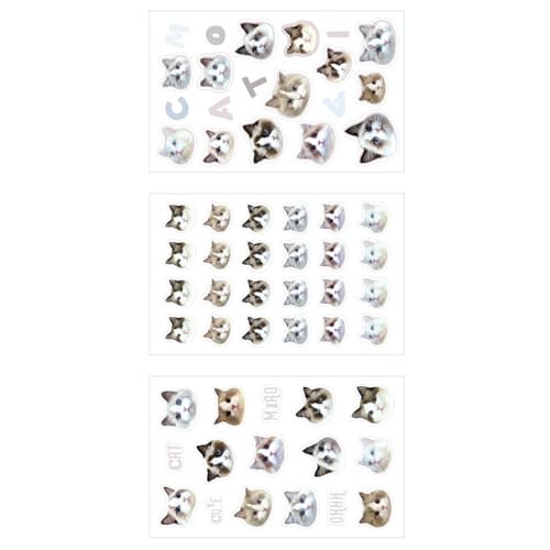 Cartoon Cats Aufkleber PVC Für Scrapbooking Journal Photo Frame Kinder Motivation Kinder Gepäckdekoration Aufkleber Belohnen von FGDTREE