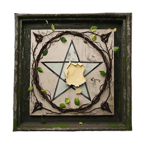 FGDTREE Tarots Tischdecke Altäre Stoffblatt Weinmuster Astrologie Tischdecke Göttlichkeit Karten Tuch Wandteppich Wanddekoration Blatt Rebe Muster Tarots Karte Spirituelle Deckschnecken von FGDTREE