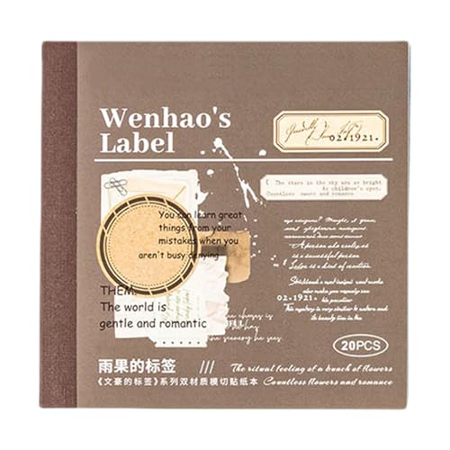 Literaturaufkleber Wasserfestes Haustier Scrapbooking Dekorationspapier Für Zeitschriften Phone Hülle Wasserflasche Laptop Künstlerisch von FGDTREE
