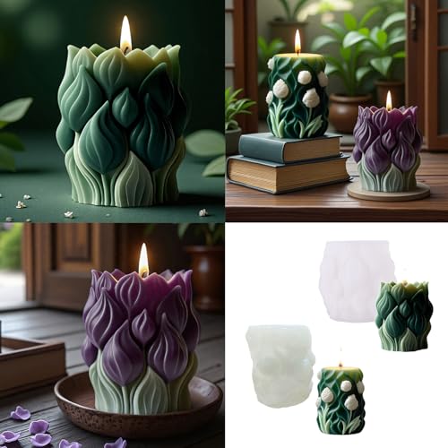 Silikonformen Tulpen Kerzenformen Epoxidharz Dekoration Guss Blütenzylinder Pflaster Tulpen Kerze Blütenzylinder Silikon Handgemachtes Epoxidharz Silikonformen Tulpen Kerzenformen Epoxidharz Dekoration Guss Blütenzylinder Pflaster Tulpen Kerze Blütenzylinder Silikon Handgemachtes Epoxidharz von FGDTREE