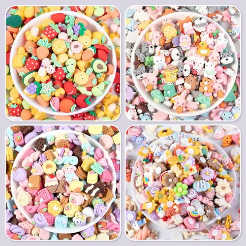 80 Stücke Super Niedlich Slime Charms,Cute Slime Charms Mixed Set,Süßigkeiten Harz Flatback,Tiere 3D Nagel Dekoration, DIY Craft Making Scrapbooking,Schmuckherstellung, Handyhülle, Haarclip 80 Stücke Super Niedlich Slime Charms,Cute Slime Charms Mixed Set,Süßigkeiten Harz Flatback,Tiere 3D Nagel Dekoration, DIY Craft Making Scrapbooking,Schmuckherstellung, Handyhülle, Haarclip von FGTOPBY