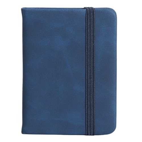 FGUJSUR Notizbücher 3Pcs A7 Mini Notebook Tragbare Tasche Notizblock Tagebuch Planer Agenda Memo Büro Schule Schreibwaren Für Mitarbeiter Kollegen Schüler Lehrer(Dark Blue) von FGUJSUR