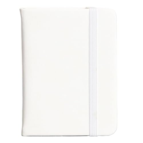 FGUJSUR Notizbücher 3Pcs A7 Mini Notebook Tragbare Tasche Notizblock Tagebuch Planer Agenda Memo Büro Schule Schreibwaren Für Mitarbeiter Kollegen Schüler Lehrer(White) von FGUJSUR