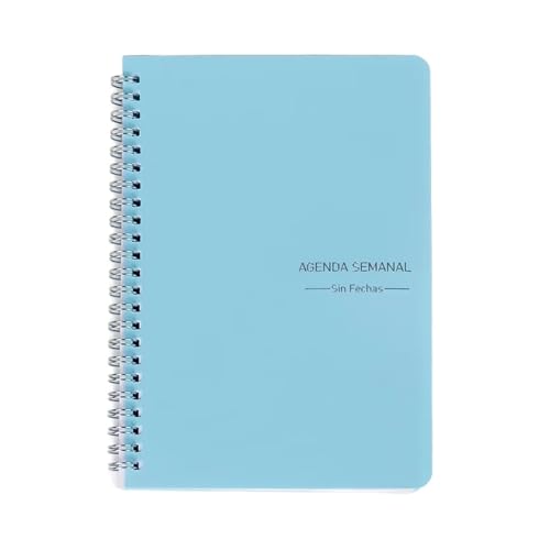 Notizbücher 2 stücke A5 Agenda Planer Notebook Tagebuch Wöchentlich Planer Ziel Gewohnheit Zeitpläne Journal Notebooks for Schule Schreibwaren Büro Für Mitarbeiter Kollegen Schüler Lehrer(Blue-Spanish Notizbücher 2 stücke A5 Agenda Planer Notebook Tagebuch Wöchentlich Planer Ziel Gewohnheit Zeitpläne Journal Notebooks for Schule Schreibwaren Büro Für Mitarbeiter Kollegen Schüler Lehrer(Blue-Spanish von FGUJSUR