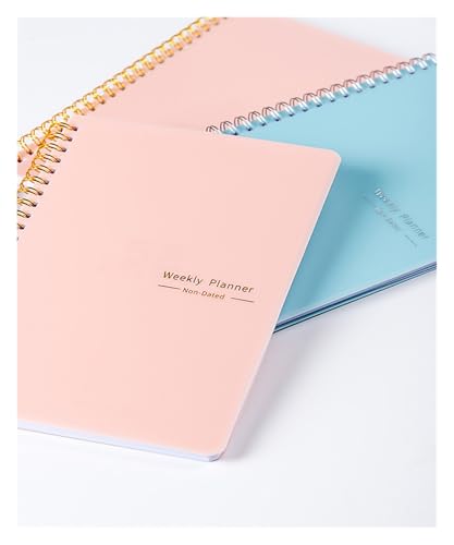 Notizbücher 2 stücke A5 Agenda Planer Notebook Tagebuch Wöchentlich Planer Ziel Gewohnheit Zeitpläne Journal Notebooks for Schule Schreibwaren Büro Für Mitarbeiter Kollegen Schüler Lehrer(Pink-English Notizbücher 2 stücke A5 Agenda Planer Notebook Tagebuch Wöchentlich Planer Ziel Gewohnheit Zeitpläne Journal Notebooks for Schule Schreibwaren Büro Für Mitarbeiter Kollegen Schüler Lehrer(Pink-English von FGUJSUR