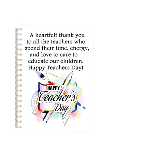 Notizbücher 3 stücke Glücklich Lehrer Tag Geschenk Spirale Bindemittel Notebook Schreibwaren Notizblock Campus Student Zitat Danke Lehrer for Führung Inspirierende Uns Für Mitarbeiter Kollegen Schüler Notizbücher 3 stücke Glücklich Lehrer Tag Geschenk Spirale Bindemittel Notebook Schreibwaren Notizblock Campus Student Zitat Danke Lehrer for Führung Inspirierende Uns Für Mitarbeiter Kollegen Schüler von FGUJSUR