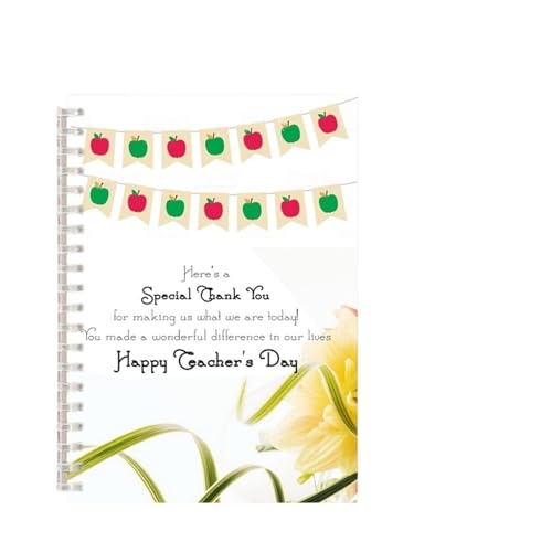 Notizbücher 3 stücke Glücklich Lehrer Tag Geschenk Spirale Bindemittel Notebook Schreibwaren Notizblock Campus Student Zitat Danke Lehrer for Führung Inspirierende Uns Für Mitarbeiter Kollegen Schüler Notizbücher 3 stücke Glücklich Lehrer Tag Geschenk Spirale Bindemittel Notebook Schreibwaren Notizblock Campus Student Zitat Danke Lehrer for Führung Inspirierende Uns Für Mitarbeiter Kollegen Schüler von FGUJSUR