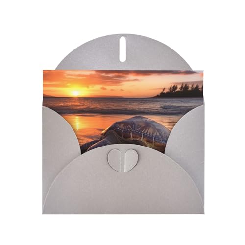 FHEBNDS Grußkarte mit Umschlägen, Meeresschildkröte, Sonnenuntergang für jeden Anlass, 10,2 x 15,2 cm, Pop-Up-Geburtstagskarte, Klappkarte für Abschlussfeier, Hochzeit, 10,2 x 15,2 cm FHEBNDS Grußkarte mit Umschlägen, Meeresschildkröte, Sonnenuntergang für jeden Anlass, 10,2 x 15,2 cm, Pop-Up-Geburtstagskarte, Klappkarte für Abschlussfeier, Hochzeit, 10,2 x 15,2 cm von FHEBNDS