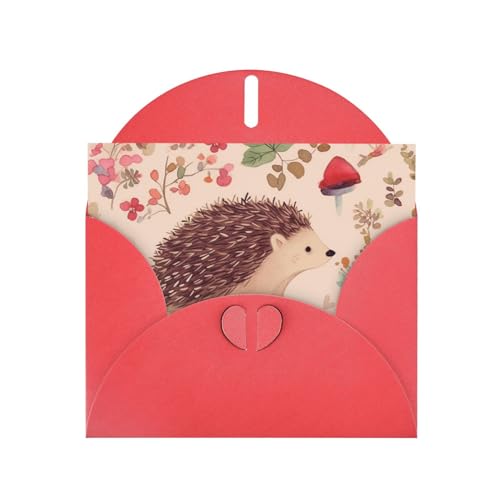 FHEBNDS Niedliche Igel-Grußkarte mit Umschlägen, für jeden Anlass, 10,2 x 15,2 cm, Klappkarte und Pop-Up-Grußkarte für Abschlussfeier, Hochzeit, Geburtstag FHEBNDS Niedliche Igel-Grußkarte mit Umschlägen, für jeden Anlass, 10,2 x 15,2 cm, Klappkarte und Pop-Up-Grußkarte für Abschlussfeier, Hochzeit, Geburtstag von FHEBNDS
