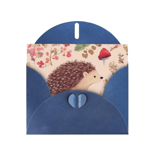 FHEBNDS Niedliche Igel-Grußkarte mit Umschlägen, für jeden Anlass, 10,2 x 15,2 cm, Klappkarte und Pop-Up-Grußkarte für Abschlussfeier, Hochzeit, Geburtstag FHEBNDS Niedliche Igel-Grußkarte mit Umschlägen, für jeden Anlass, 10,2 x 15,2 cm, Klappkarte und Pop-Up-Grußkarte für Abschlussfeier, Hochzeit, Geburtstag von FHEBNDS