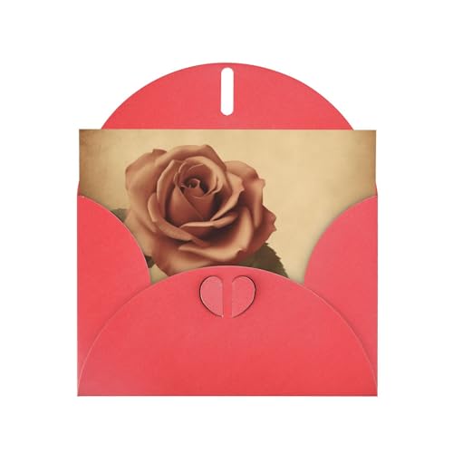 FHEBNDS Rose Vintage Grußkarte mit Umschlägen für jeden Anlass, 10,2 x 15,2 cm, Klappkarte zum Abschluss, Hochzeit, Jahrestag, Geburtstag, Rosa FHEBNDS Rose Vintage Grußkarte mit Umschlägen für jeden Anlass, 10,2 x 15,2 cm, Klappkarte zum Abschluss, Hochzeit, Jahrestag, Geburtstag, Rosa von FHEBNDS