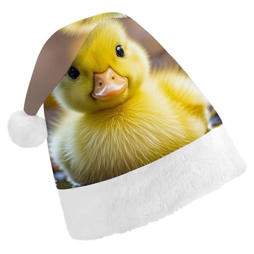 FHECVBN Weihnachtsmütze für Erwachsene, niedliche Enten, bedruckt, Weihnachtsmannmütze, Weihnachtsmütze für Uni, Neujahr, festliche Party FHECVBN Weihnachtsmütze für Erwachsene, niedliche Enten, bedruckt, Weihnachtsmannmütze, Weihnachtsmütze für Uni, Neujahr, festliche Party von FHECVBN