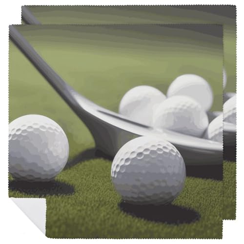 Stoffservietten, saugfähig, 2 Stück, waschbar, Golf, dekorative Stoffservietten, Tischzubehör für Partys, Hochzeiten, Cocktails Stoffservietten, saugfähig, 2 Stück, waschbar, Golf, dekorative Stoffservietten, Tischzubehör für Partys, Hochzeiten, Cocktails von FHECVBN