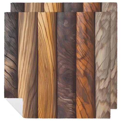 Stoffservietten, saugfähig, 2 Stück, waschbare Servietten, verschiedene Holzmaserungen, dekorative Stoffservietten, Tischzubehör für Partys, Hochzeiten, Cocktails Stoffservietten, saugfähig, 2 Stück, waschbare Servietten, verschiedene Holzmaserungen, dekorative Stoffservietten, Tischzubehör für Partys, Hochzeiten, Cocktails von FHECVBN