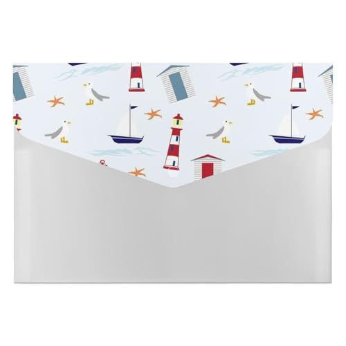 Premium PP-Dokumentenmappe, wasserdichter Aktenordner mit 6 Taschen und Schnappverschluss, leichte Aufbewahrung für Büro/Schule/Zuhause, nautisch Premium PP-Dokumentenmappe, wasserdichter Aktenordner mit 6 Taschen und Schnappverschluss, leichte Aufbewahrung für Büro/Schule/Zuhause, nautisch von FHEDMN