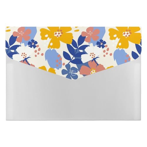 Premium PP Dokumentenmappe | Wasserdichter Aktenordner mit 6 Taschen & Schnappverschluss | Leichte Aufbewahrung für Büro/Schule/Zuhause | Blumenkleid Sommer Premium PP Dokumentenmappe | Wasserdichter Aktenordner mit 6 Taschen & Schnappverschluss | Leichte Aufbewahrung für Büro/Schule/Zuhause | Blumenkleid Sommer von FHEDMN