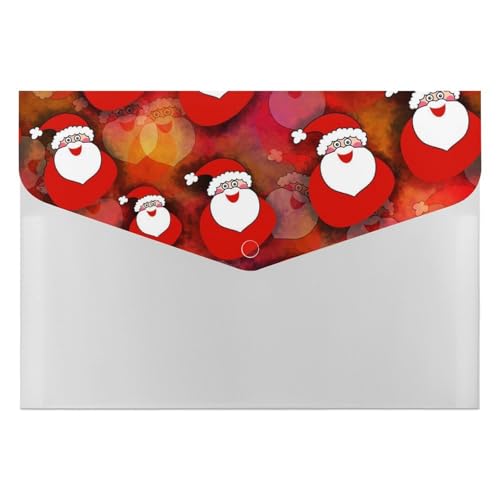 Premium PP Dokumentenmappe | Wasserdichter Aktenordner mit 6 Taschen & Schnappverschluss | Leichte Aufbewahrung für Büro/Schule/Zuhause | Weihnachten Premium PP Dokumentenmappe | Wasserdichter Aktenordner mit 6 Taschen & Schnappverschluss | Leichte Aufbewahrung für Büro/Schule/Zuhause | Weihnachten von FHEDMN