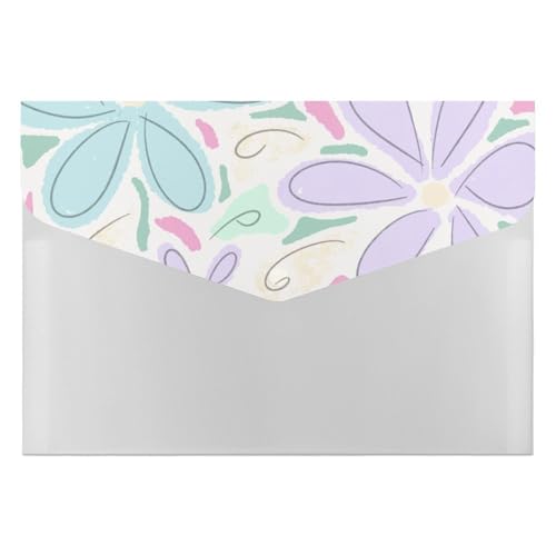 Premium PP Dokumentenmappe | Wasserdichter Datei-Organizer mit 6 Taschen & Schnappverschluss | Leichte Aufbewahrung für Büro/Schule/Zuhause | Blumen, elegant Premium PP Dokumentenmappe | Wasserdichter Datei-Organizer mit 6 Taschen & Schnappverschluss | Leichte Aufbewahrung für Büro/Schule/Zuhause | Blumen, elegant von FHEDMN