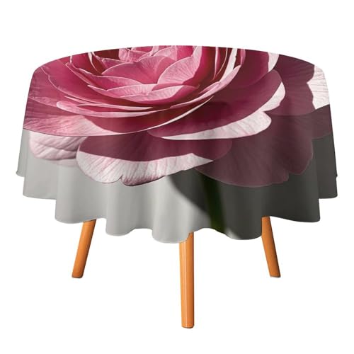 FHESDCW Eine schöne Blumen-Tischdecke, hitzebeständig, Polyester, rund, strapazierfähig, waschbar, Tischdecke für Küche, Party, Hochzeit, Picknick, 127 x 127 cm FHESDCW Eine schöne Blumen-Tischdecke, hitzebeständig, Polyester, rund, strapazierfähig, waschbar, Tischdecke für Küche, Party, Hochzeit, Picknick, 127 x 127 cm von FHESDCW