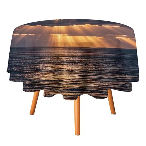 FHESDCW Riesige Regenwolken-Tischdecke, hitzebeständig, Polyester, rund, strapazierfähig, waschbar, Tischdecke für Küche, Party, Hochzeit, Picknick, 127 x 127 cm FHESDCW Riesige Regenwolken-Tischdecke, hitzebeständig, Polyester, rund, strapazierfähig, waschbar, Tischdecke für Küche, Party, Hochzeit, Picknick, 127 x 127 cm von FHESDCW