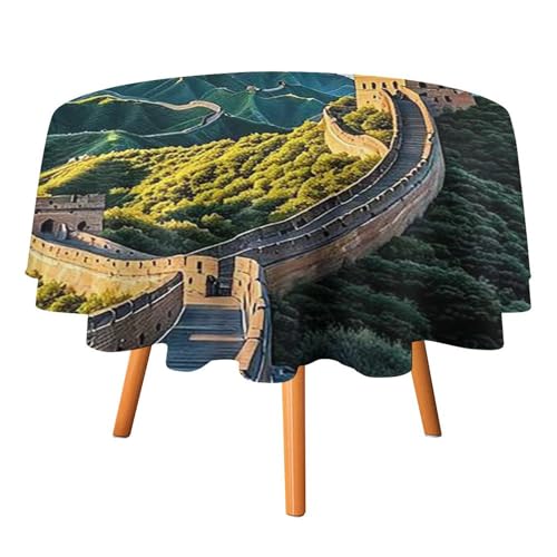FHESDCW The Great Wand-Tischdecke, hitzebeständig, Polyester, rund, strapazierfähig, waschbar, Tischdecke für Küche, Party, Hochzeit, Picknick, 127 x 127 cm FHESDCW The Great Wand-Tischdecke, hitzebeständig, Polyester, rund, strapazierfähig, waschbar, Tischdecke für Küche, Party, Hochzeit, Picknick, 127 x 127 cm von FHESDCW