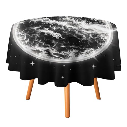 FHESDCW Tischdecke "The Mysterious Burning of the Sun", hitzebeständig, Polyester, rund, strapazierfähig, waschbar, Tischdecke für Küche, Party, Hochzeit, Picknick, 152,4 x 152,4 cm FHESDCW Tischdecke "The Mysterious Burning of the Sun", hitzebeständig, Polyester, rund, strapazierfähig, waschbar, Tischdecke für Küche, Party, Hochzeit, Picknick, 152,4 x 152,4 cm von FHESDCW