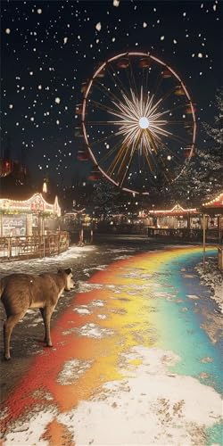 Diamond Painting Kinder Landschaft, Diamond Painting Set für Erwachsene und Kinder, DIY Diamant Kunst, Mosaikherstellung, Diamanten Malerei Stickerei Kreuzstich Home Wand Dekor Traum 30x60cm H-786 von FHFFTZSC