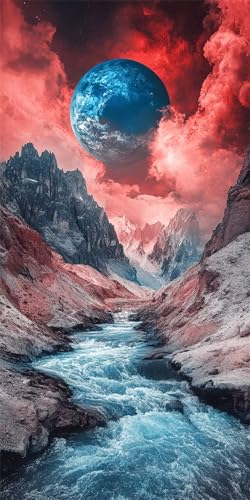 Landschaft Diamond Painting Kinder, Diamond Painting Erwachsene groß Erde, Diamant Malerei Set, 5D Diamant Kunst Bilder Anfänger, DIY Mosaikherstellung Bastelset, Zuhause Wanddekoration 25x50cm H-764 Landschaft Diamond Painting Kinder, Diamond Painting Erwachsene groß Erde, Diamant Malerei Set, 5D Diamant Kunst Bilder Anfänger, DIY Mosaikherstellung Bastelset, Zuhause Wanddekoration 25x50cm H-764 von FHFFTZSC