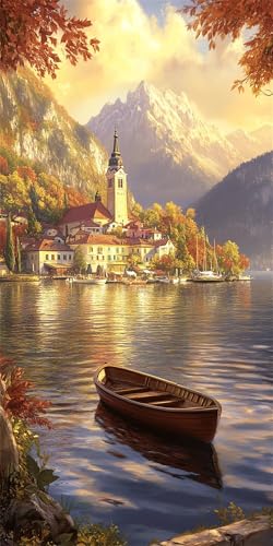 Landschaft Diamond Painting Kinder, Diamond Painting Erwachsene groß See, Diamant Malerei Set, 5D Diamant Kunst Bilder Anfänger, DIY Mosaikherstellung Bastelset, Zuhause Wanddekoration 25x50cm H-773 Landschaft Diamond Painting Kinder, Diamond Painting Erwachsene groß See, Diamant Malerei Set, 5D Diamant Kunst Bilder Anfänger, DIY Mosaikherstellung Bastelset, Zuhause Wanddekoration 25x50cm H-773 von FHFFTZSC