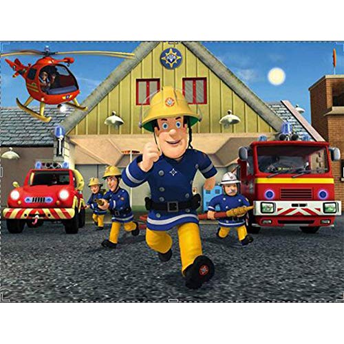 FHGFB 5D DIY Diamant Malerei Cartoon Feuerwehrmann Sam Stickerei Bild Kunst Handwerk Kristall Handarbeiten Strass Familie Wanddekoration Geschenk Quadrat Diamant Rahmenlos-45x30cm FHGFB 5D DIY Diamant Malerei Cartoon Feuerwehrmann Sam Stickerei Bild Kunst Handwerk Kristall Handarbeiten Strass Familie Wanddekoration Geschenk Quadrat Diamant Rahmenlos-45x30cm von FHGFB