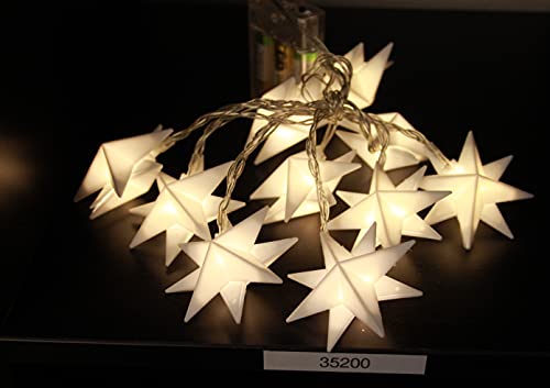 Star-Max LED Lichterkette Batterie 1,35m 6 Sterne warmweiß 6/18h Timer Star-Max LED Lichterkette Batterie 1,35m 6 Sterne warmweiß 6/18h Timer von FHS
