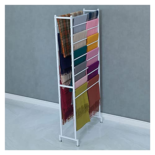 FHSLKXIM Aufrechter, Multifunktionaler Präsentationsständer Für Stoffe/Geschenkpapier/Seidenschals, Robuster, Moderner 11-Lagiger Aufbewahrungs-Organizer, Platzsparend, Weiß, Länge 90 cm FHSLKXIM Aufrechter, Multifunktionaler Präsentationsständer Für Stoffe/Geschenkpapier/Seidenschals, Robuster, Moderner 11-Lagiger Aufbewahrungs-Organizer, Platzsparend, Weiß, Länge 90 cm von FHSLKXIM
