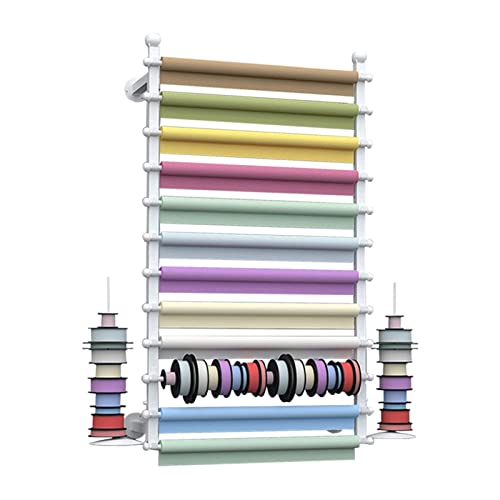 FHSLKXIM Geschenkpapier-Aufbewahrungshalter Für Die Wand, Metall-Präsentationsständer Mit Großer Kapazität Für Blumenladen/Bastelräume, Verpackungsbandspender, Weiß, 70 X 20 X 120 cm FHSLKXIM Geschenkpapier-Aufbewahrungshalter Für Die Wand, Metall-Präsentationsständer Mit Großer Kapazität Für Blumenladen/Bastelräume, Verpackungsbandspender, Weiß, 70 X 20 X 120 cm von FHSLKXIM
