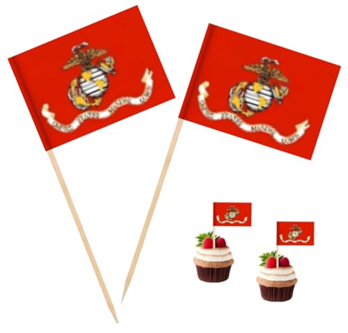 100 Stück American Marine Corps Flagge USA Marine Corps Zahnstocher Flaggen Cocktail Picks Mini Stick Cupcake Topper Country Picks Party Dekoration Feier Cocktail Food Bar Kuchen Flaggen 100 Stück American Marine Corps Flagge USA Marine Corps Zahnstocher Flaggen Cocktail Picks Mini Stick Cupcake Topper Country Picks Party Dekoration Feier Cocktail Food Bar Kuchen Flaggen von FHZJKJX