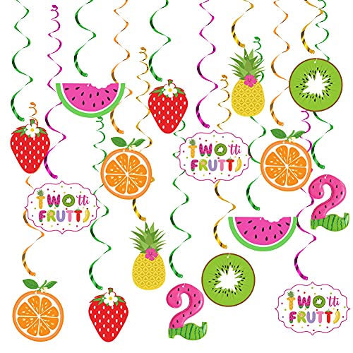 Twotti Frutti Geburtstagsdekorationen, Tutti Frutti Hängende Wirbel Dekorationen, Ananas Wassermelone Erdbeere Orange Sommer Obst 2. Geburtstag Party Dekorationen Tropische Obst Party Supplies Twotti Frutti Geburtstagsdekorationen, Tutti Frutti Hängende Wirbel Dekorationen, Ananas Wassermelone Erdbeere Orange Sommer Obst 2. Geburtstag Party Dekorationen Tropische Obst Party Supplies von FHzytg