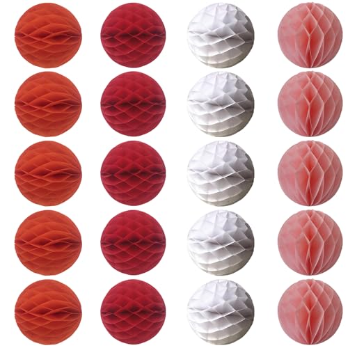 20 Stück Wabenkugel, Party Dekoration Papierkugel, Hochzeit Seidenpapier Kugeln, Bunt Honeycomb Balls, Papierwaben Hängedekorationen, Honigwaben Papier Kugel, für Party, Geburtstag, Wohnungdeko 20 Stück Wabenkugel, Party Dekoration Papierkugel, Hochzeit Seidenpapier Kugeln, Bunt Honeycomb Balls, Papierwaben Hängedekorationen, Honigwaben Papier Kugel, für Party, Geburtstag, Wohnungdeko von FIBOUND