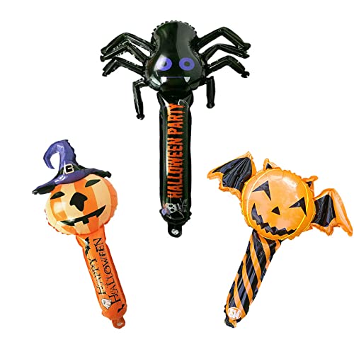 FIBOUND 12 Pcs Halloween Aufblasbare Handstäbe Set, Handheld Aufblasbar Stöcke für Halloween,Halloween Party Dekorationen Zubehör,Halloween Party für Kinder, Geschenk, Horror-Dekoration, Requisite FIBOUND 12 Pcs Halloween Aufblasbare Handstäbe Set, Handheld Aufblasbar Stöcke für Halloween,Halloween Party Dekorationen Zubehör,Halloween Party für Kinder, Geschenk, Horror-Dekoration, Requisite von FIBOUND