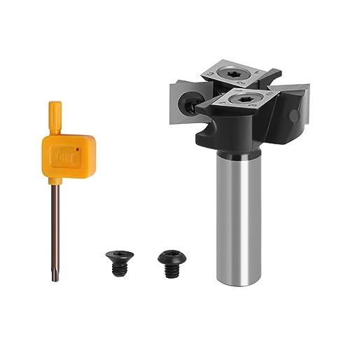 Verbesserter 4-schneidiger Holzhobel-Bit, Spoilboard-Oberflächenfräser-Bit, Einsatz für Platten, Abflachung, Fräser-Bit, Hobel-Bit Verbesserter 4-schneidiger Holzhobel-Bit, Spoilboard-Oberflächenfräser-Bit, Einsatz für Platten, Abflachung, Fräser-Bit, Hobel-Bit von FIEBLH