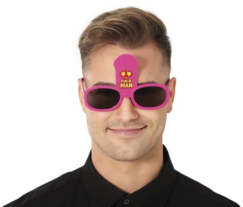 FIESTAS GUIRCA | Fuckman Brille Rosa - Lustiges Accessoire für Junggesellenabschied und Erwachsenenpartys - Ideal für Bachelor Party und Feiern - Spaßbrille für Männer - Rosa FIESTAS GUIRCA | Fuckman Brille Rosa - Lustiges Accessoire für Junggesellenabschied und Erwachsenenpartys - Ideal für Bachelor Party und Feiern - Spaßbrille für Männer - Rosa von FIESTAS GUIRCA